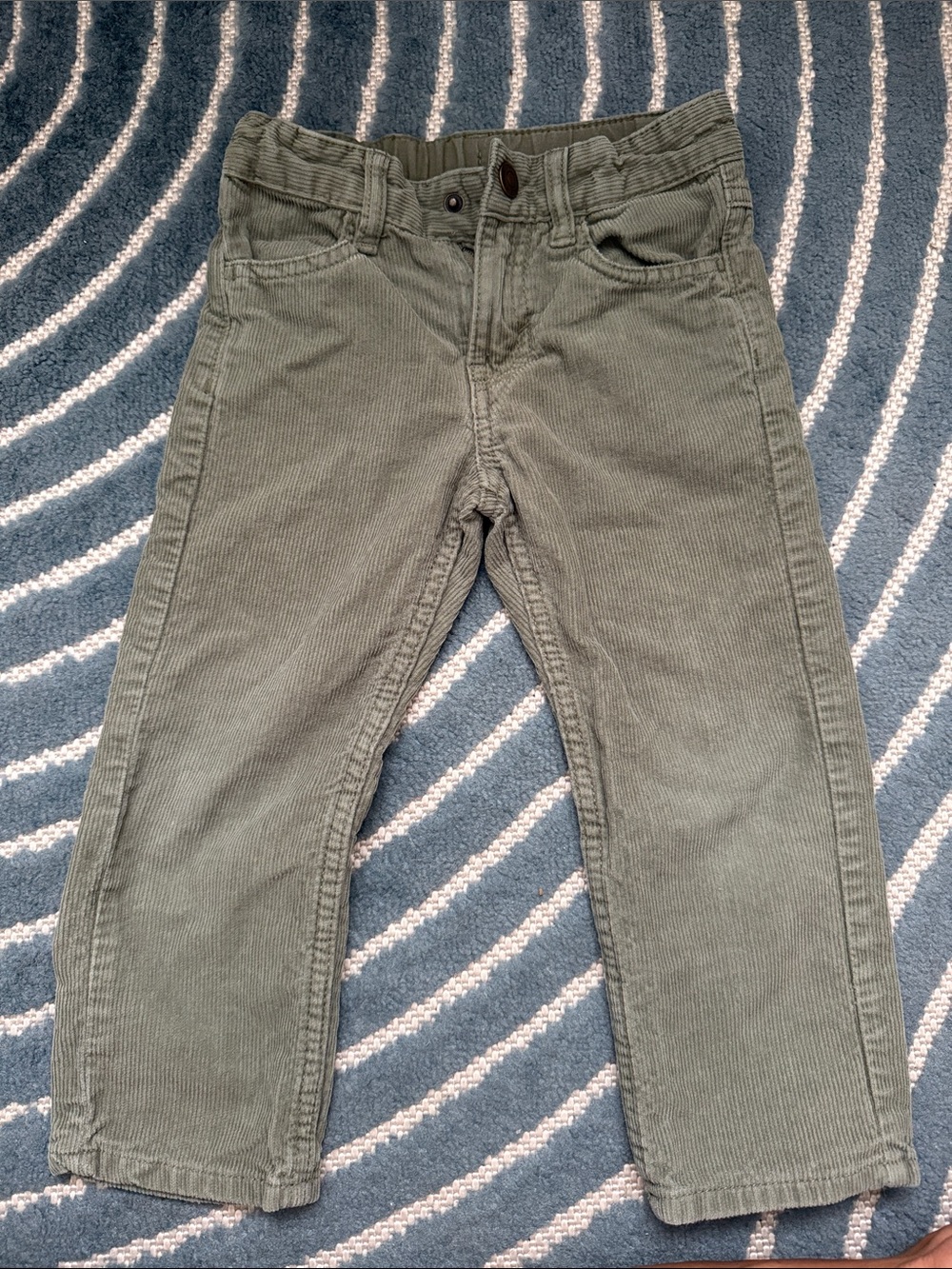 H&M Olive Corduroy Kids Pants